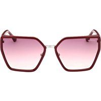Geometrische Oversize-Sonnenbrille mit Farbverlauf