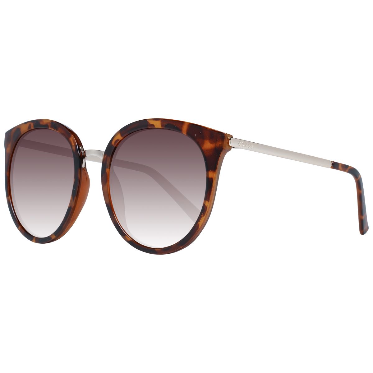 Runde Sonnenbrille in Schildpatt-Optik
