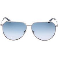 Oversized-Aviator-Brille mit Verlaufsgläsern