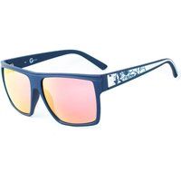 Eckige Sonnenbrille mit verspiegelten Gläsern