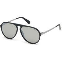 Moderne Pilotenbrille mit verspiegelten Gläsern