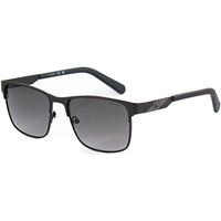 Elegante eckige Metall-Sonnenbrille