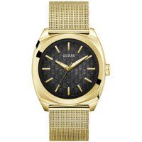 Elegante Mesh-Uhr mit strukturiertem Zifferblatt