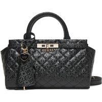 Gesteppte Satchel Tasche mit Logo