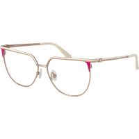 Moderne Cat-Eye Metallbrille