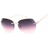 Randlose Schmetterlings-Sonnenbrille mit Strass