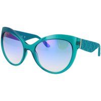 Übergroße Schmetterlings-Sonnenbrille mit Verspiegelung