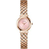 Elegante Armbanduhr mit Steppmuster