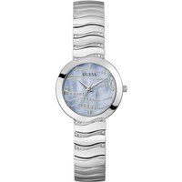 Armbanduhr mit Kristallen und Wellenmuster