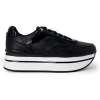 Plateau-Sneaker mit Logo-Prägung