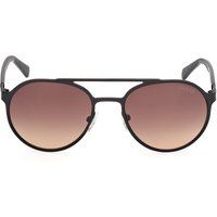Runde Metallsonnenbrille mit Doppelsteg