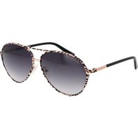 Schicke Pilotenbrille mit Leopardenmuster