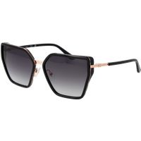 Geometrische Cat-Eye-Brille in Übergröße