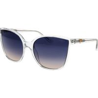 Oversized Schmetterlings-Sonnenbrille mit Farbverlauf