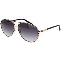 Ikonische Fliegerbrille mit Tiermuster
