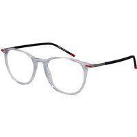 Transparente runde Acetat-Brille
