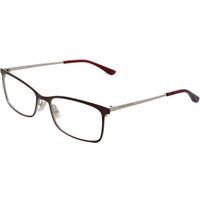 Elegante rechteckige Metallbrille