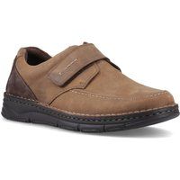 Langlebige Leder-Slipper mit Klettverschluss