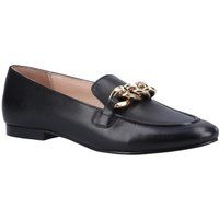 Klassische Leder-Loafer mit Kettendetail