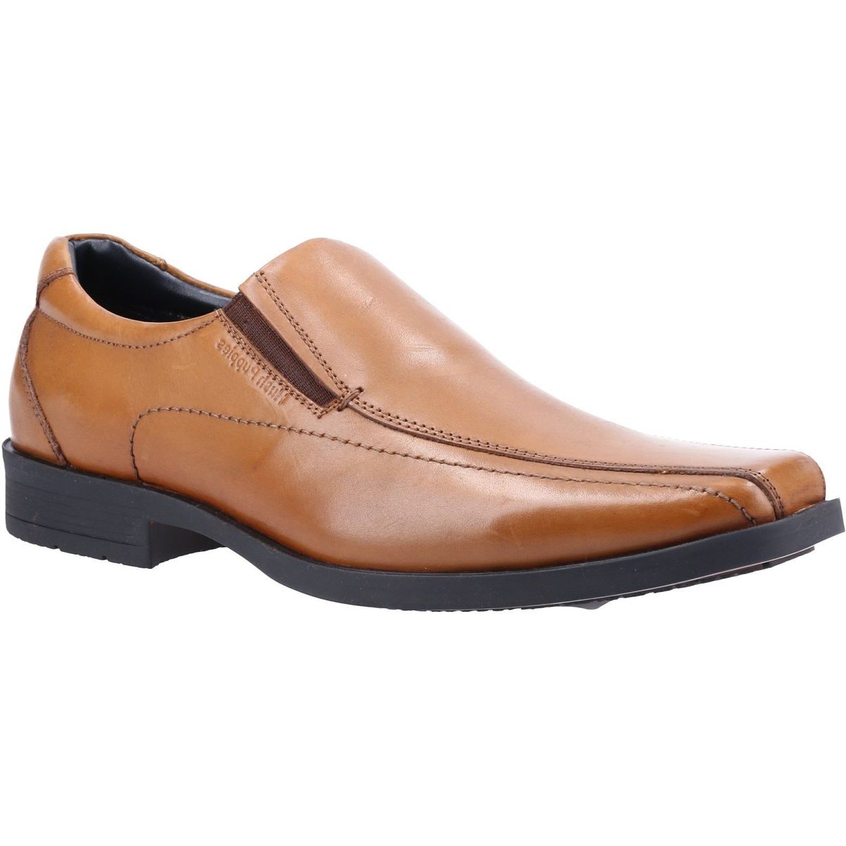 Leder-Slipper mit Karree-Zehenpartie
