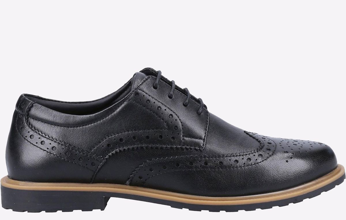 Klassische Leder-Brogues mit Lochmuster