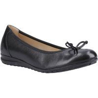 Lederballerinas mit Schleifendetail