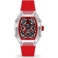 Skelettierte Multi-Dial Tonneau Armbanduhr