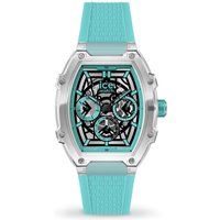 Skelettierte Multi-Dial Tonneau Uhr