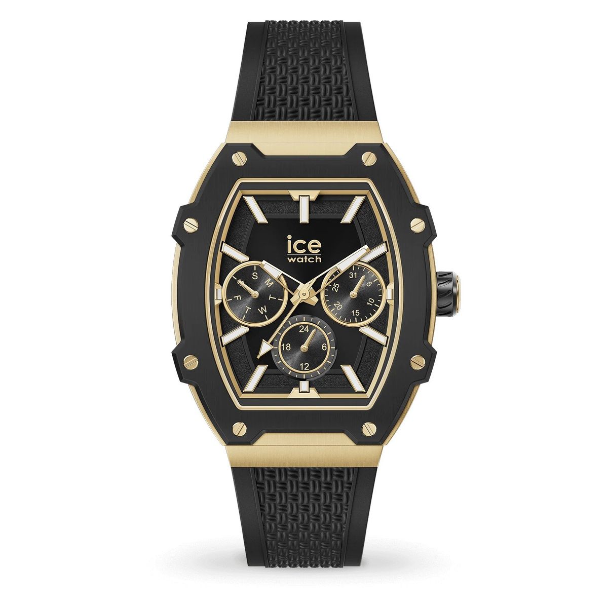 Armbanduhr mit Tonneau-Gehäuse