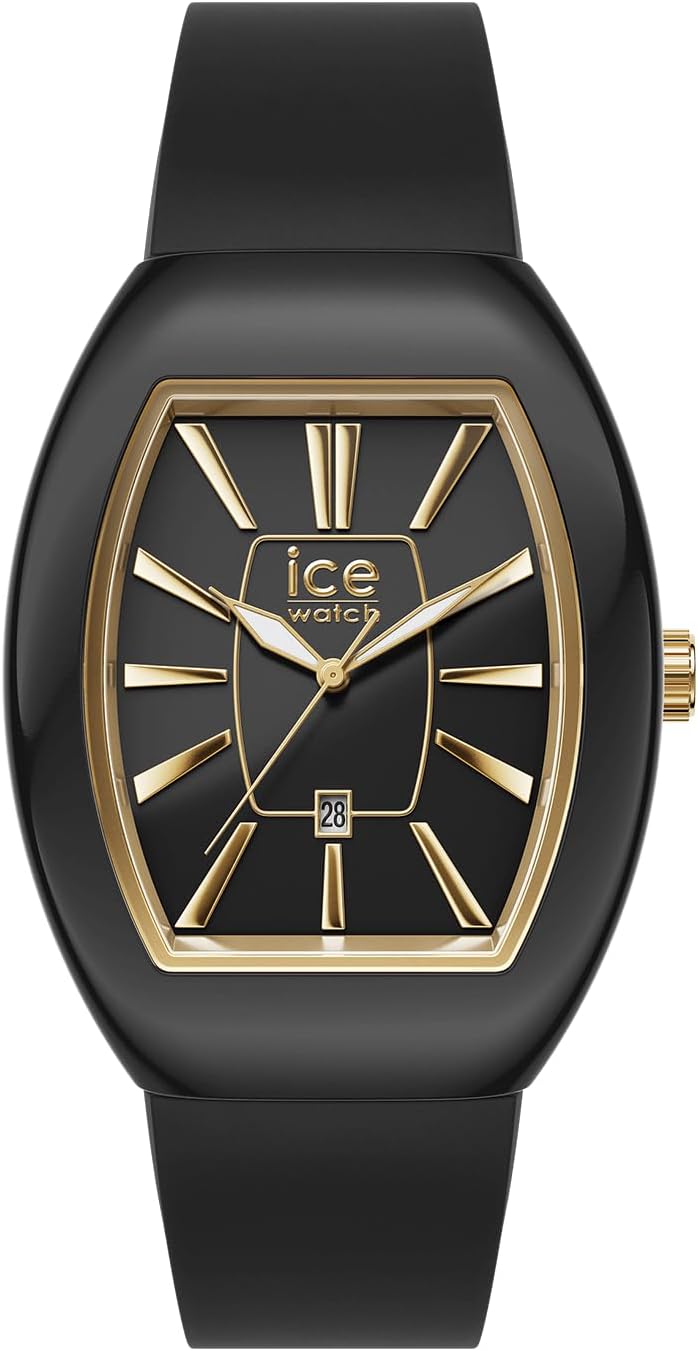 Schicke Uhr in Tonneau-Form