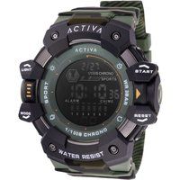 Sportliche Digitaluhr im Camouflage-Design