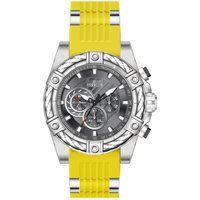 Industrieller Chronograph mit gelbem Armband