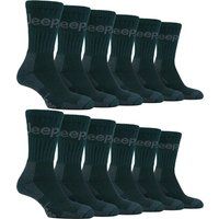 Gepolsterte Baumwoll Performance Wandersocken