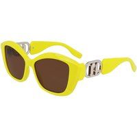 Markante Sonnenbrille in Schmetterlingsform