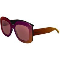 Übergroße Quadratische Sonnenbrille mit Farbverlauf