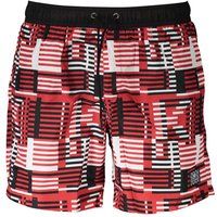 Badeshorts mit geometrischem Muster