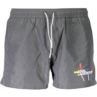 Schwimmshorts mit Grafik-Logo-Print