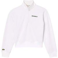 Fleece-Sweatshirt mit halbem Reißverschluss