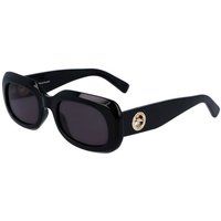 Retro-Sonnenbrille mit ovalem Rahmen