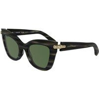 Marmorierte Cat-Eye Acetat-Sonnenbrille