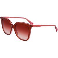 Oversize-Sonnenbrille mit Schmetterlingsrahmen