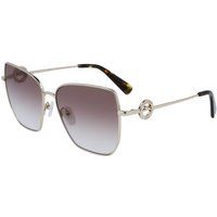 Elegante Eckige Metall-Sonnenbrille