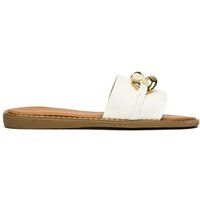 Elegante Slipper mit Kettendetail