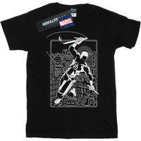 Daredevil Skyline Grafik Baumwoll-T-Shirt