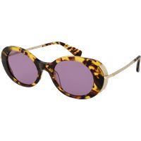Ovale Brille in Hornoptik