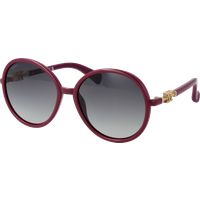 Übergroße runde Sonnenbrille mit Farbverlauf
