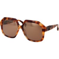 Markante Geometrische Übergroße Sonnenbrille