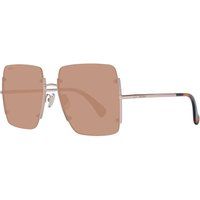 Übergroße quadratische randlose Sonnenbrille