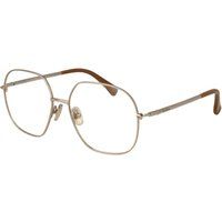 Oversized-Brille mit geometrischem Metallrahmen