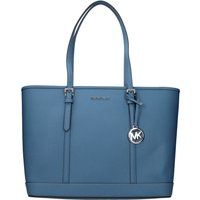Klassischer Saffiano-Shopper mit Schnallen